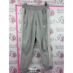 adidas pants grey Heather 3-Stripe Track Joggers sweats